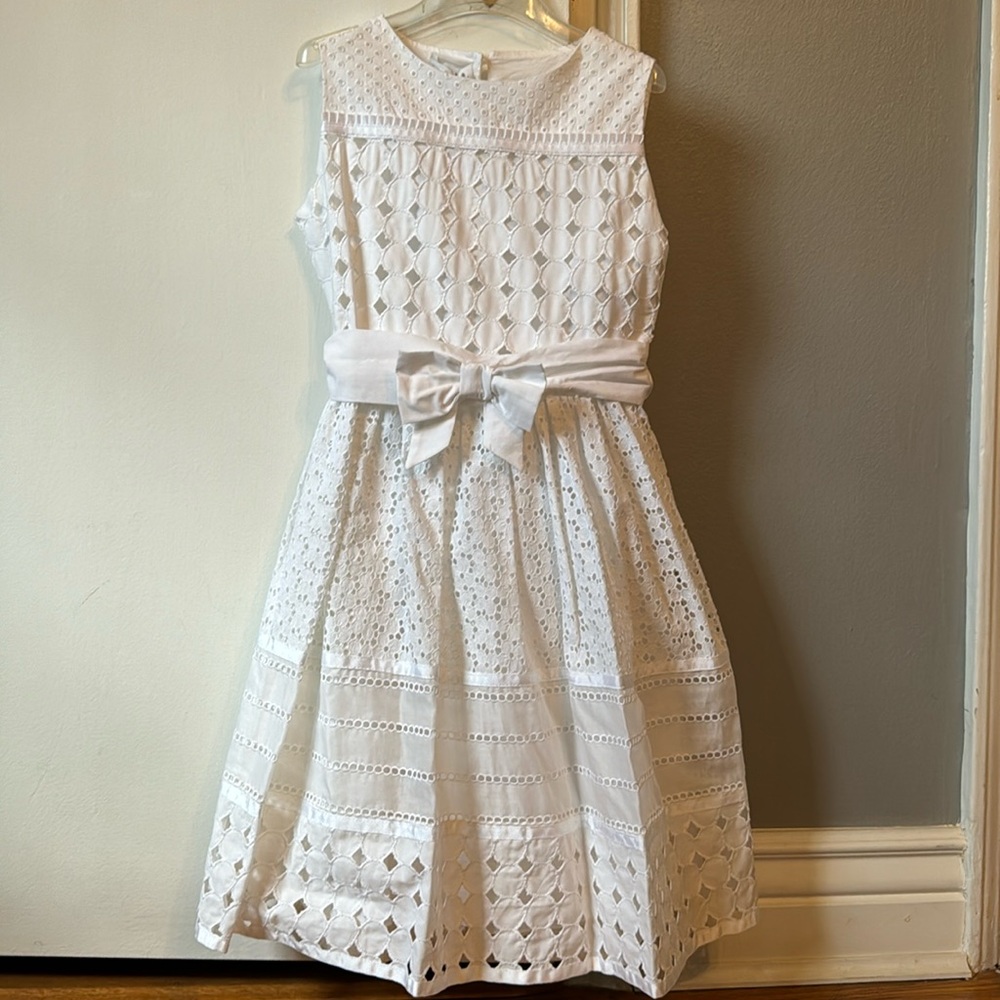 ⭐️New With Tags Elsy girls eyelet cotton dress/ Spring Dress/Easter Dress